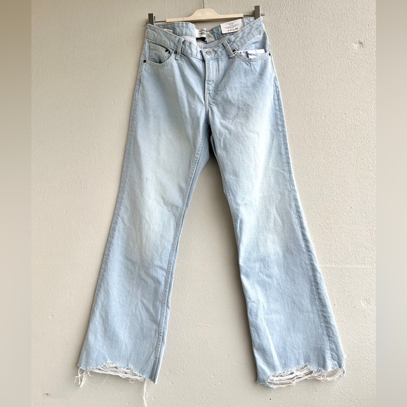 H&M | NWT Low Rise Flared Denim - Picture 1 of 16